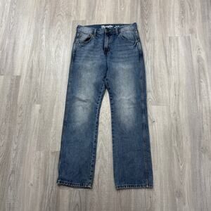 Wrangler Jeans Men's 31x32 Blue Denim Slim Straight Western Rodeo Rancher